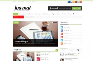 News Magazine WordPress Themes - Journal