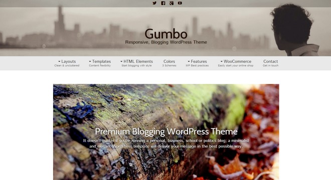 Gumbo - A Flexible Free WordPress Theme