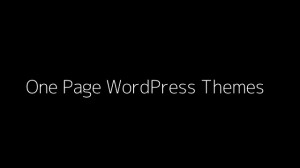5 New and Fantastic One Page WordPress Themes