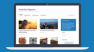 Semicolon - A Clean Free Magazine WordPress Theme