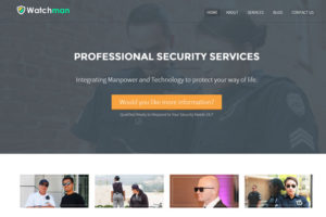 WordPress Themes Custom-built for Security Company Websites