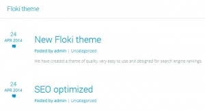 Floki - A Free Minimalist WordPress Theme