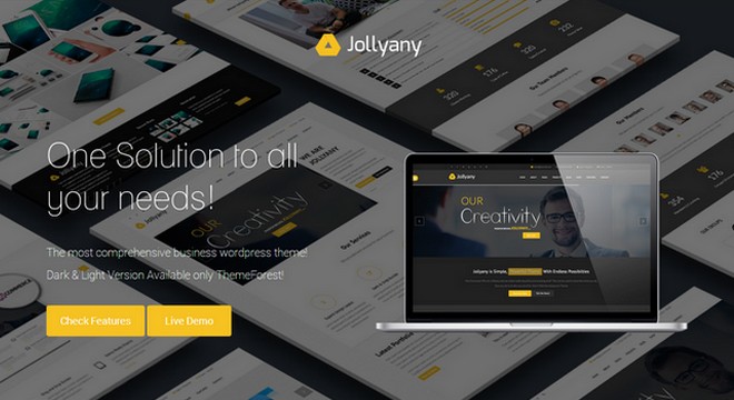 Jollyany - The Only Business WordPress Theme You Need