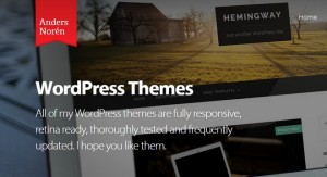 New Free WordPress Themes by Anders Norén