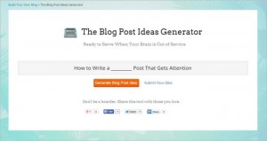 Writer’s Block? Try These 7 Blog Post Ideas Generators