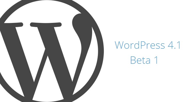 WordPress 4.1 Beta 1 Available