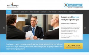 Attorneys – An Elegant WordPress Theme for a Law Company