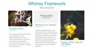 Whimsy Framework - A Free WordPress Theme With Plenty of Baked-in Extras