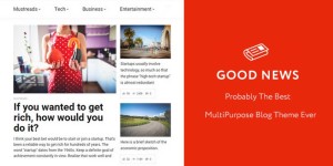 Good News WordPress Theme - Designed for Building Stunning and Flexible Blogs