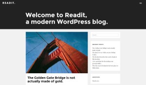 Readit - A Free Blog WordPress Theme That Focuses on Readability