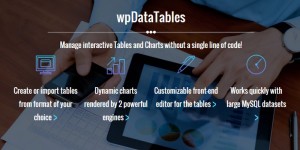 wpDataTables: A Powerful WordPress Table and Charts Manager Plugin