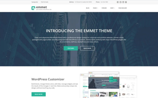 Emmet Business WordPress Theme