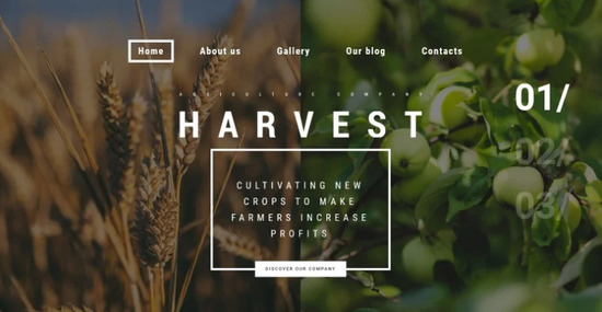 Harvest Agriculture WordPress Theme