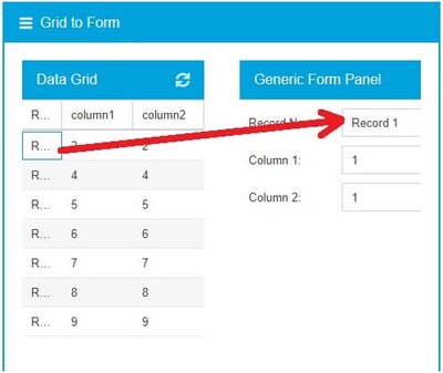 grid to form