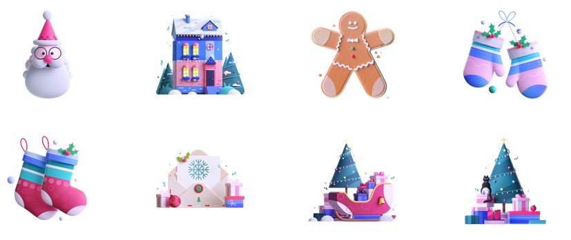 Jolly 3D illustration
