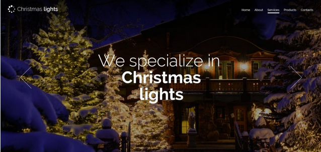 Christmas Responsive Website Template