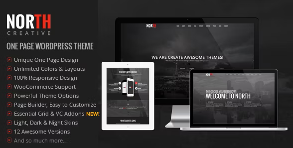 north wordpress theme