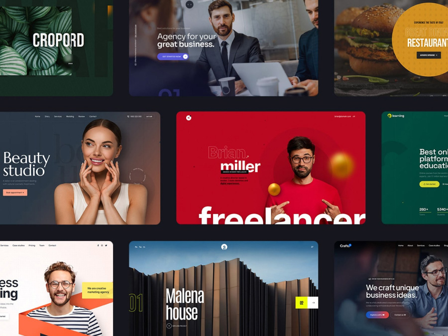 crafto wordpress theme diverse niche demos for every client type