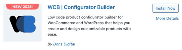 WCB Configurator Builder
