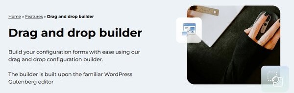 drag and drop builder